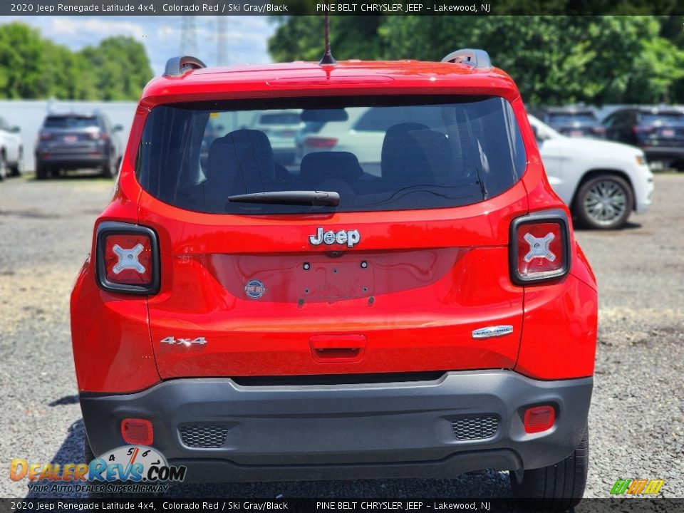 2020 Jeep Renegade Latitude 4x4 Colorado Red / Ski Gray/Black Photo #4