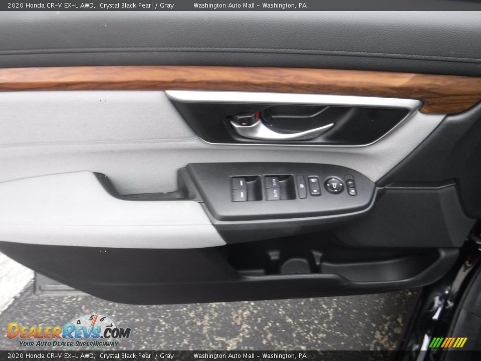 2020 Honda CR-V EX-L AWD Crystal Black Pearl / Gray Photo #10