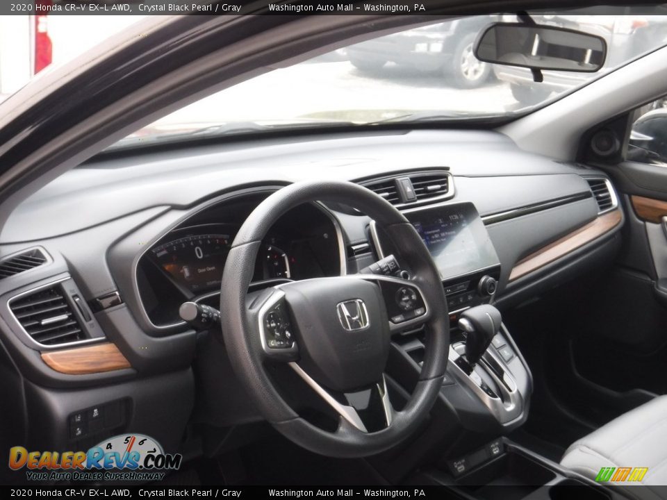Dashboard of 2020 Honda CR-V EX-L AWD Photo #11