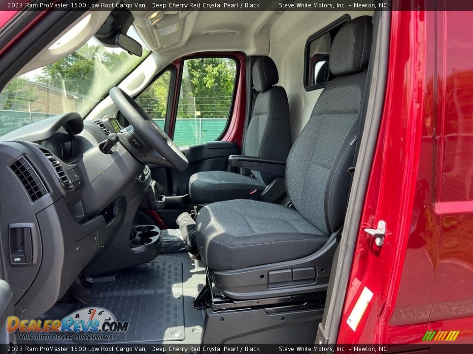 Black Interior - 2023 Ram ProMaster 1500 Low Roof Cargo Van Photo #11