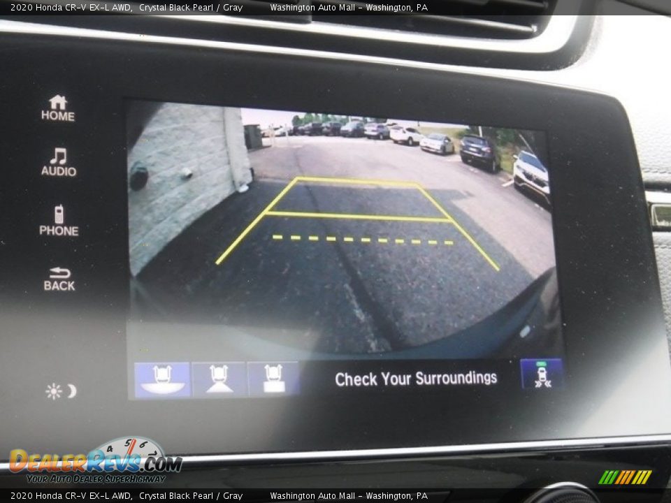 2020 Honda CR-V EX-L AWD Crystal Black Pearl / Gray Photo #16
