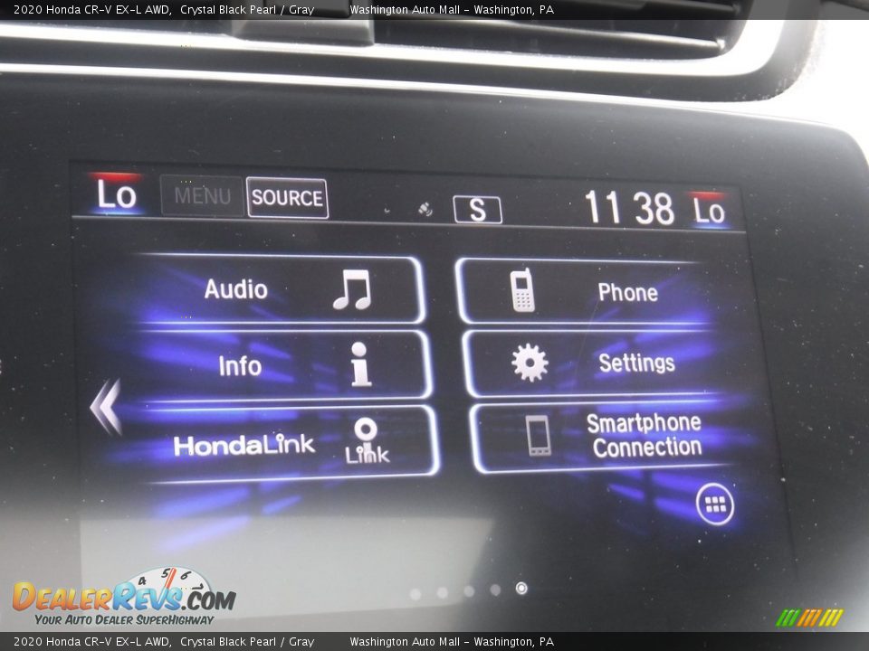 2020 Honda CR-V EX-L AWD Crystal Black Pearl / Gray Photo #17