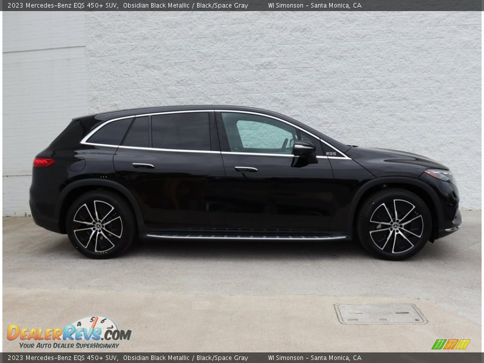 2023 Mercedes-Benz EQS 450+ SUV Obsidian Black Metallic / Black/Space Gray Photo #4