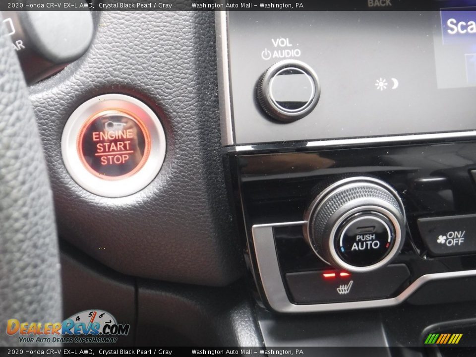 2020 Honda CR-V EX-L AWD Crystal Black Pearl / Gray Photo #19
