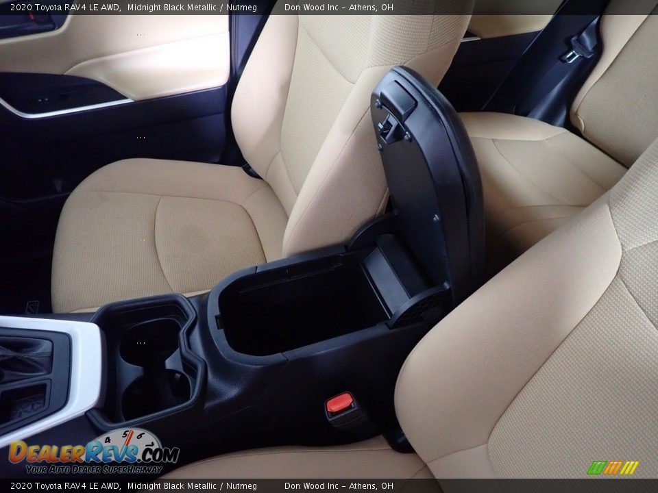 2020 Toyota RAV4 LE AWD Midnight Black Metallic / Nutmeg Photo #29