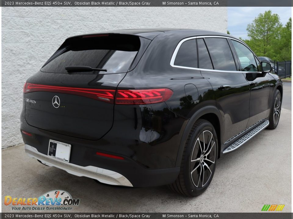 2023 Mercedes-Benz EQS 450+ SUV Obsidian Black Metallic / Black/Space Gray Photo #7