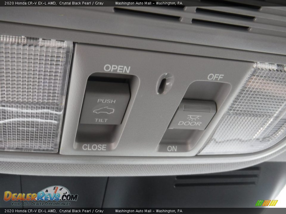2020 Honda CR-V EX-L AWD Crystal Black Pearl / Gray Photo #20