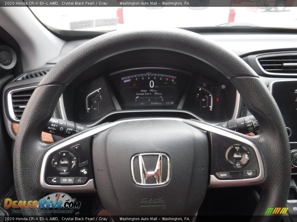 2020 Honda CR-V EX-L AWD Steering Wheel Photo #21