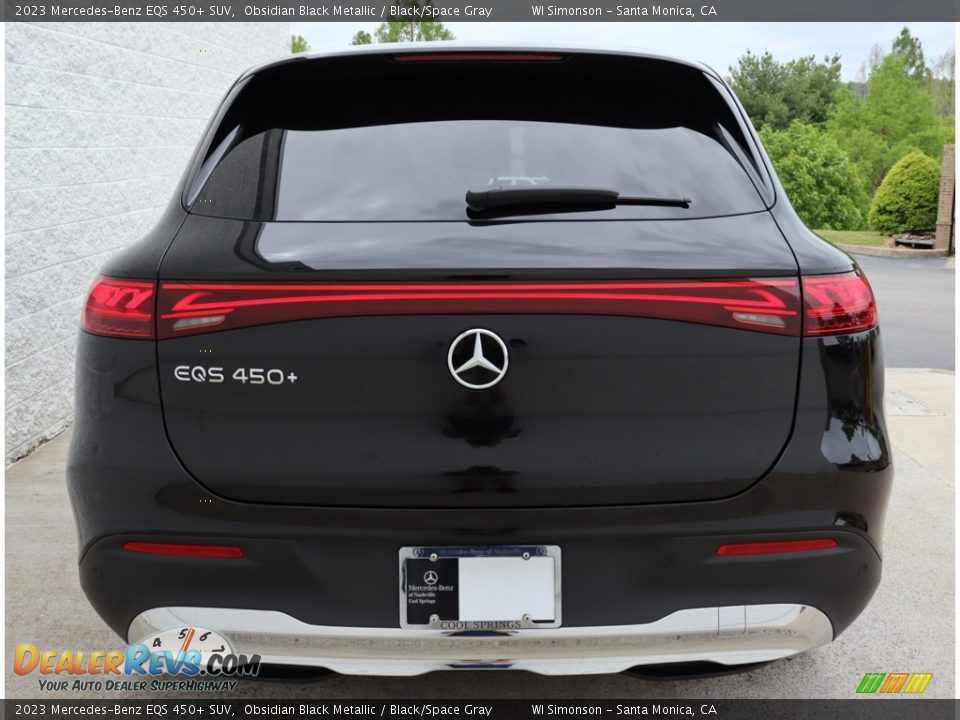 2023 Mercedes-Benz EQS 450+ SUV Obsidian Black Metallic / Black/Space Gray Photo #8