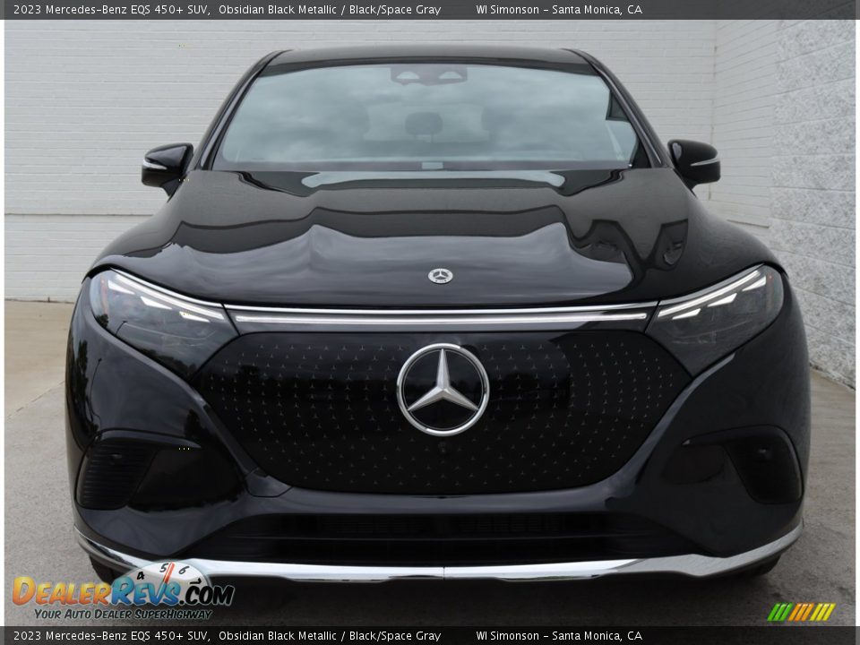 2023 Mercedes-Benz EQS 450+ SUV Obsidian Black Metallic / Black/Space Gray Photo #9