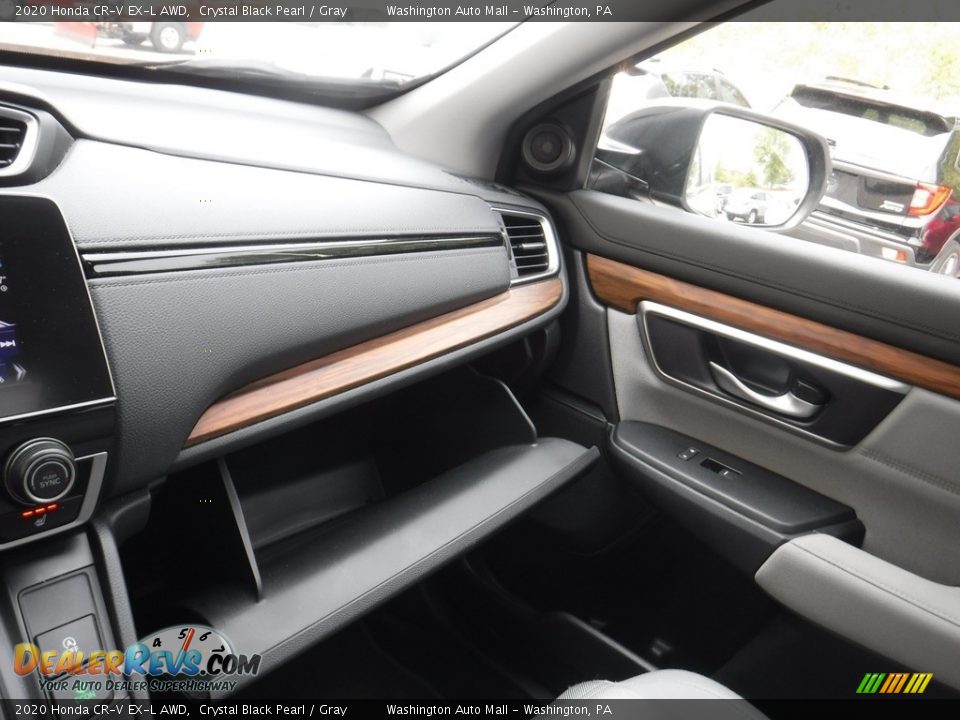 2020 Honda CR-V EX-L AWD Crystal Black Pearl / Gray Photo #25