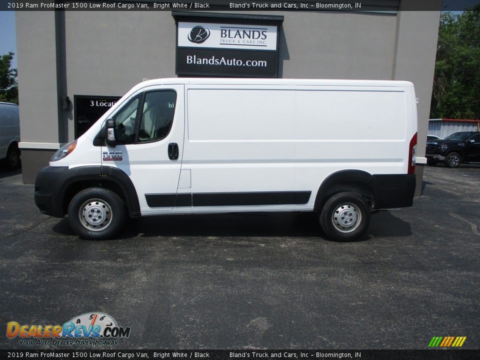 2019 Ram ProMaster 1500 Low Roof Cargo Van Bright White / Black Photo #1