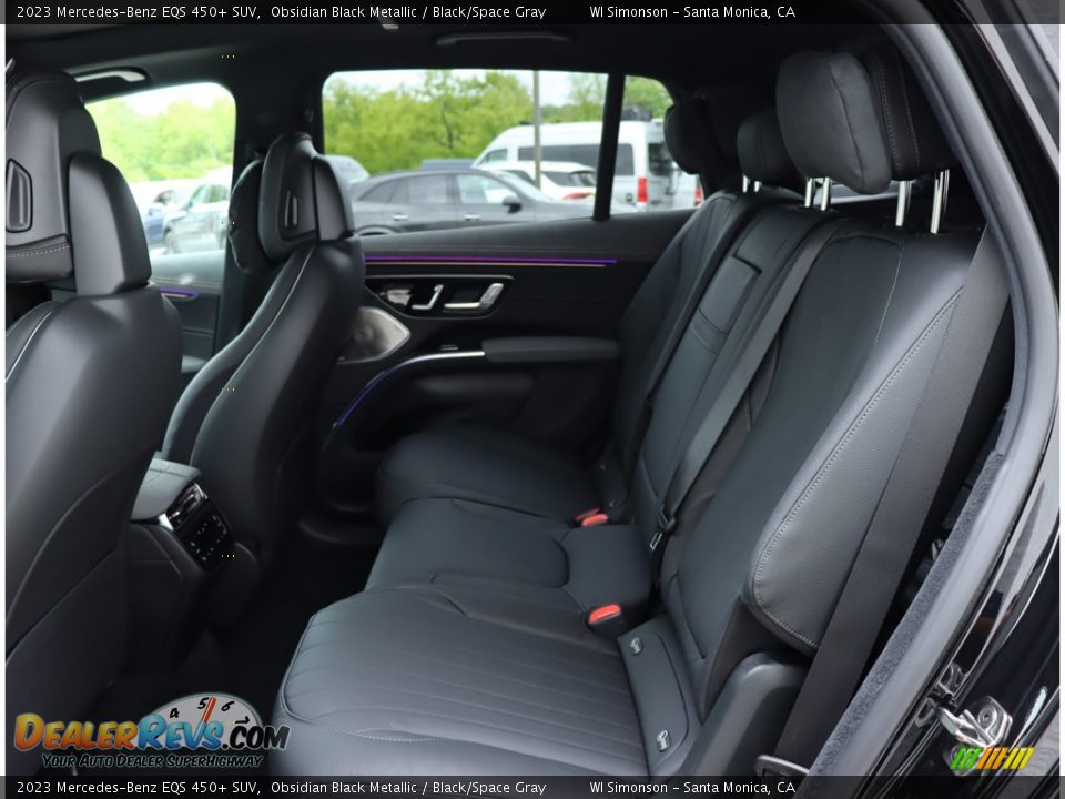 2023 Mercedes-Benz EQS 450+ SUV Obsidian Black Metallic / Black/Space Gray Photo #22