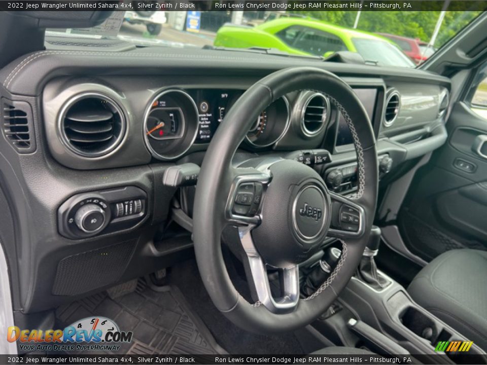 2022 Jeep Wrangler Unlimited Sahara 4x4 Silver Zynith / Black Photo #2