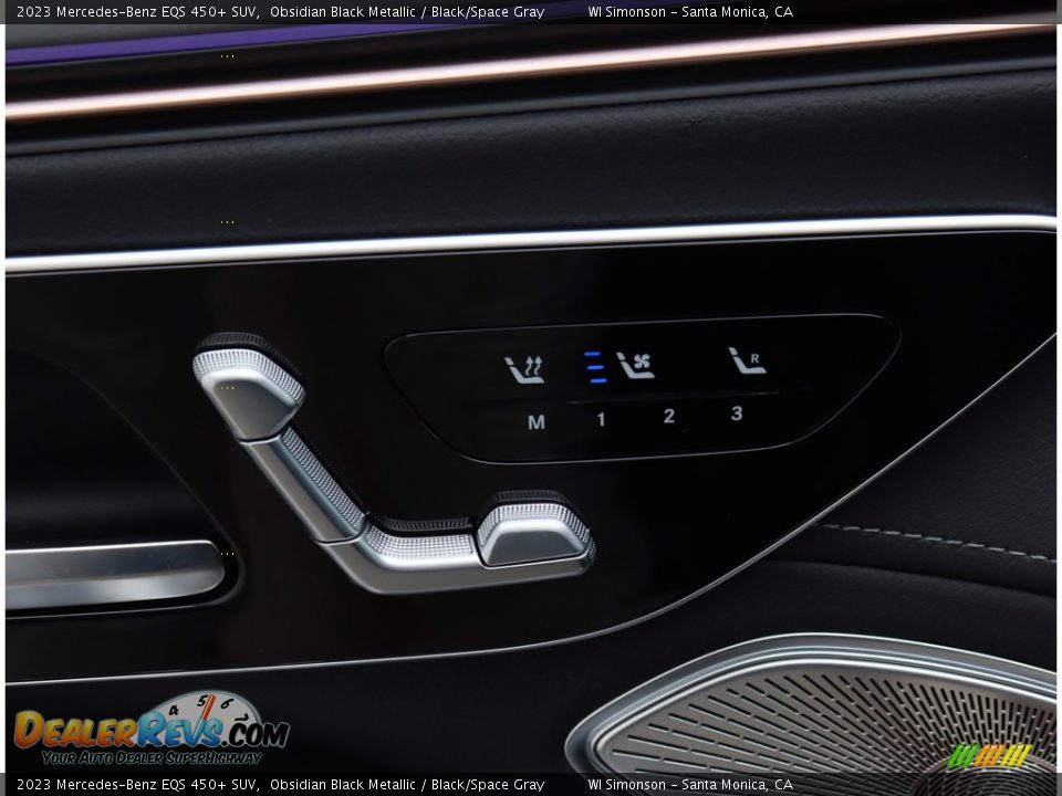 2023 Mercedes-Benz EQS 450+ SUV Obsidian Black Metallic / Black/Space Gray Photo #27