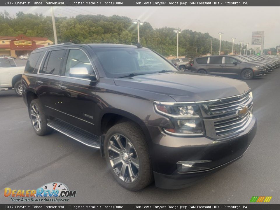 2017 Chevrolet Tahoe Premier 4WD Tungsten Metallic / Cocoa/Dune Photo #3