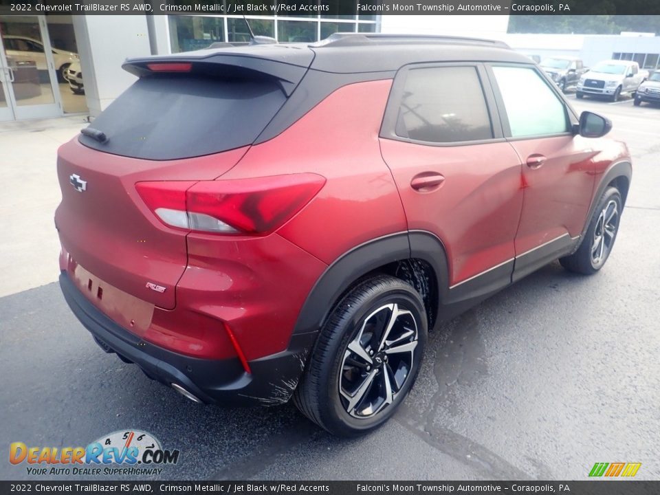 2022 Chevrolet TrailBlazer RS AWD Crimson Metallic / Jet Black w/Red Accents Photo #2