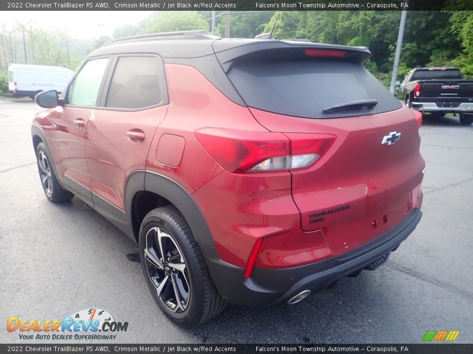 2022 Chevrolet TrailBlazer RS AWD Crimson Metallic / Jet Black w/Red Accents Photo #5