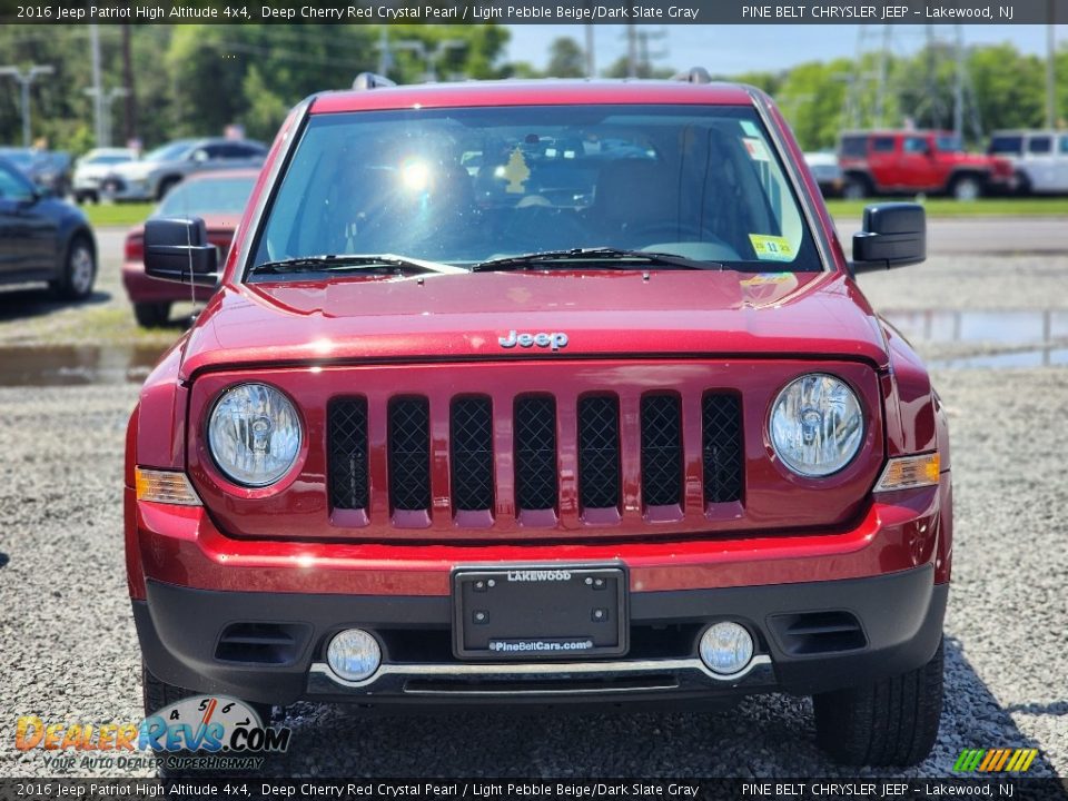 2016 Jeep Patriot High Altitude 4x4 Deep Cherry Red Crystal Pearl / Light Pebble Beige/Dark Slate Gray Photo #2