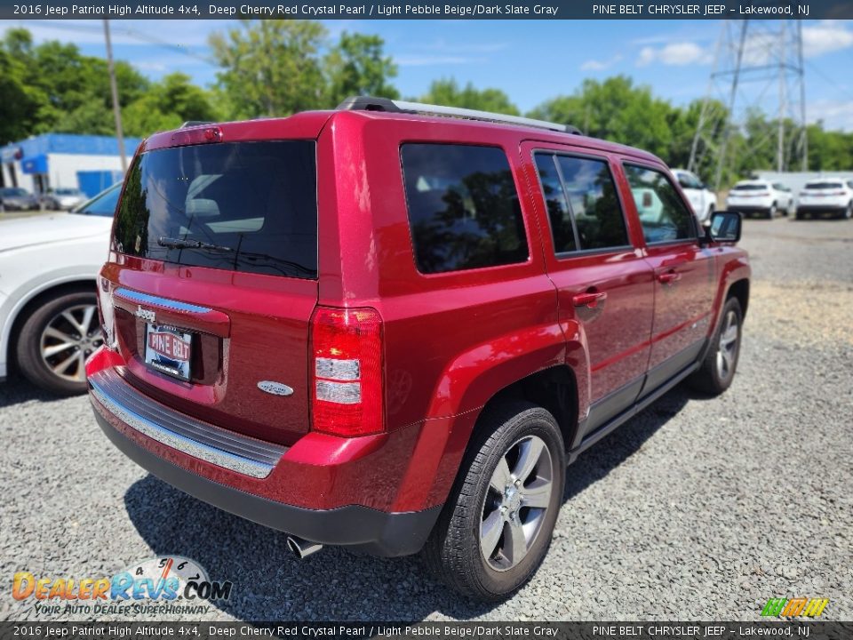 2016 Jeep Patriot High Altitude 4x4 Deep Cherry Red Crystal Pearl / Light Pebble Beige/Dark Slate Gray Photo #3