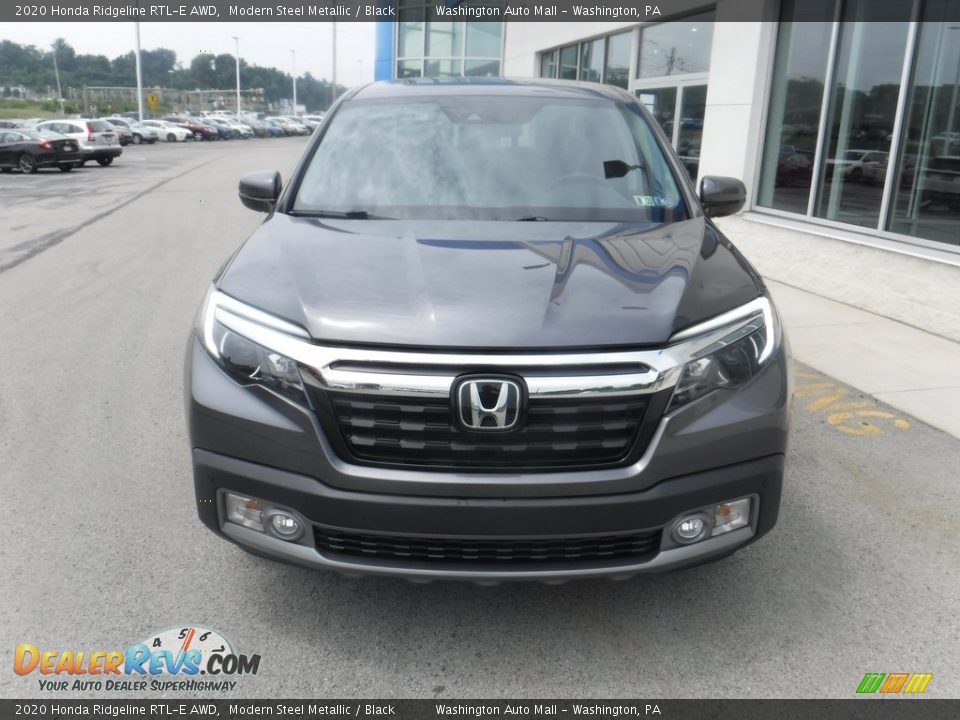 2020 Honda Ridgeline RTL-E AWD Modern Steel Metallic / Black Photo #4