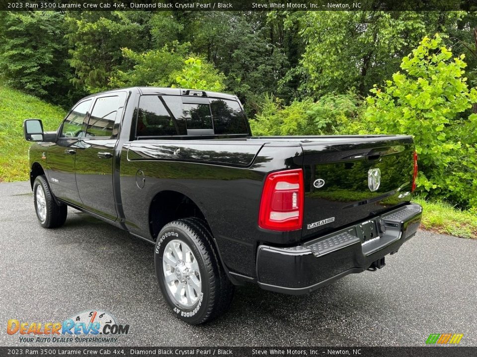 2023 Ram 3500 Laramie Crew Cab 4x4 Diamond Black Crystal Pearl / Black Photo #6