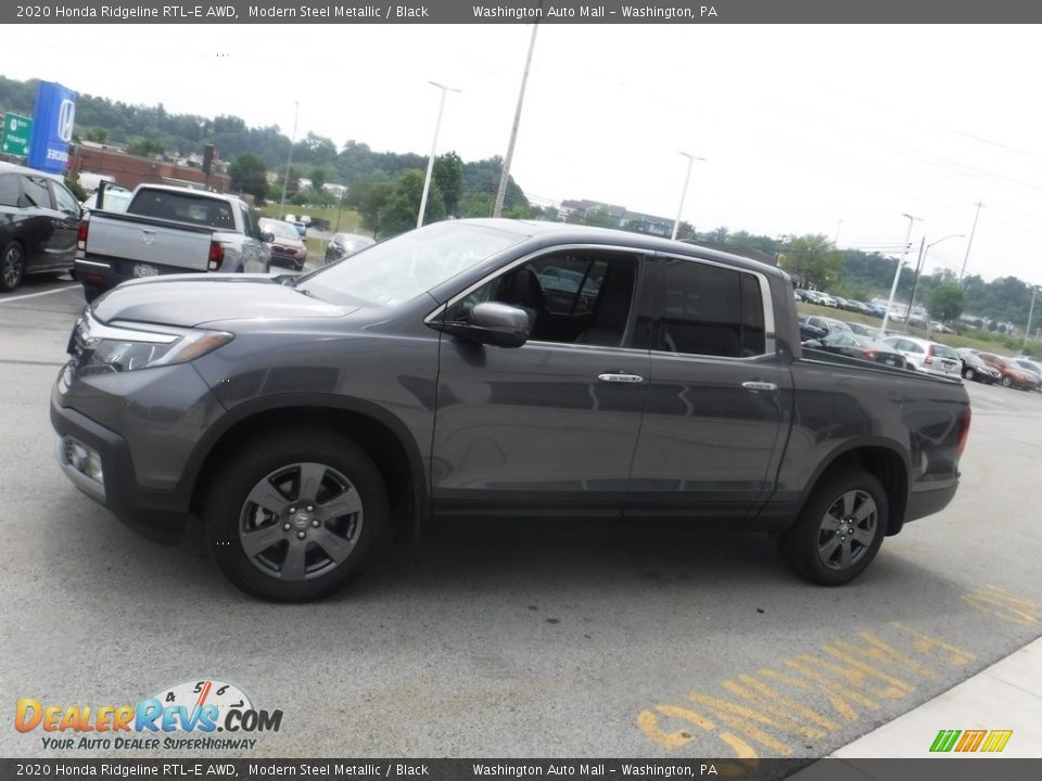 2020 Honda Ridgeline RTL-E AWD Modern Steel Metallic / Black Photo #6