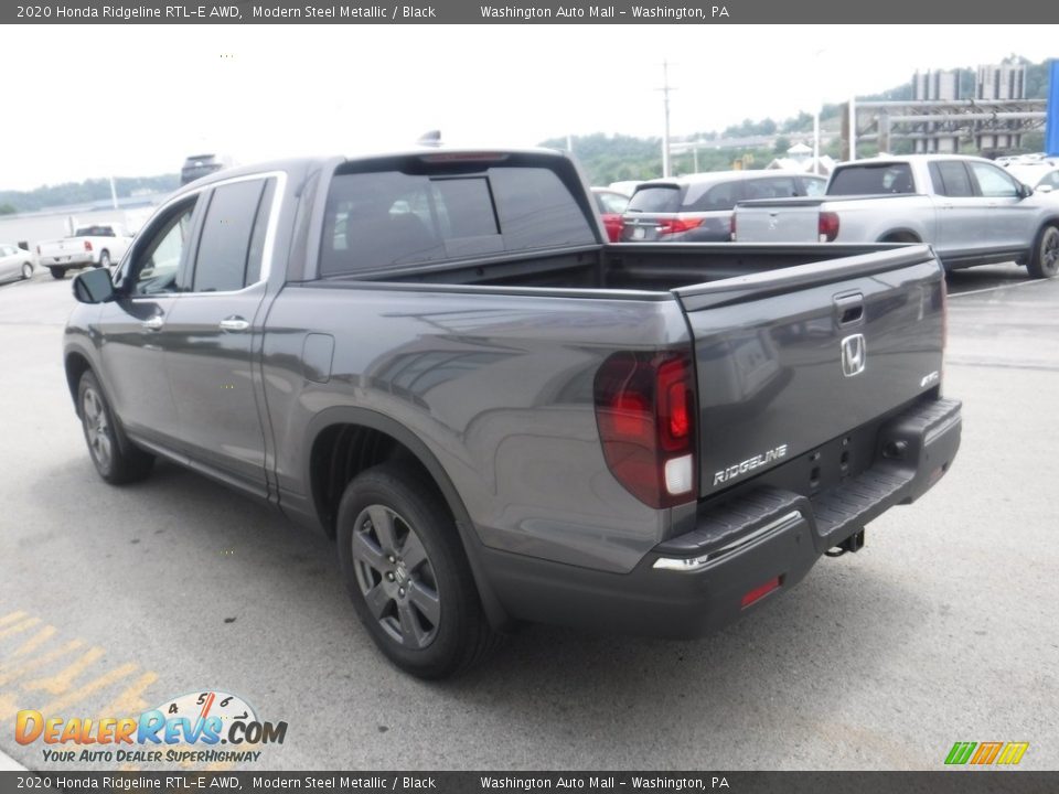 2020 Honda Ridgeline RTL-E AWD Modern Steel Metallic / Black Photo #7