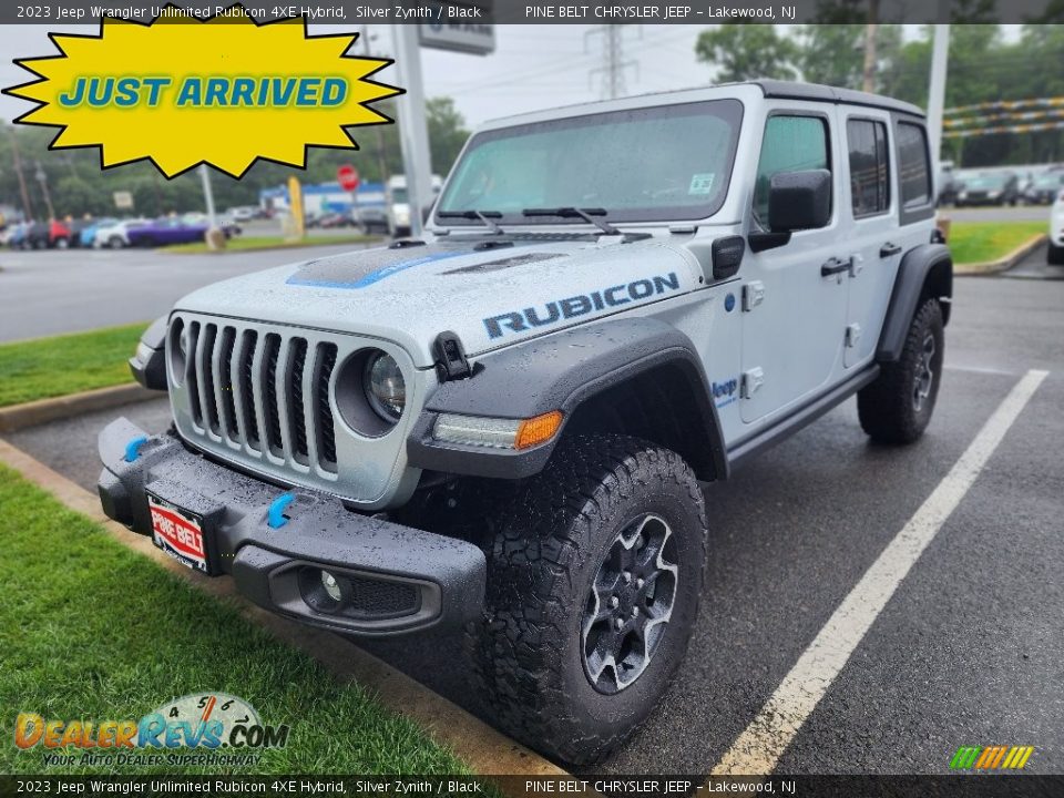 2023 Jeep Wrangler Unlimited Rubicon 4XE Hybrid Silver Zynith / Black Photo #1