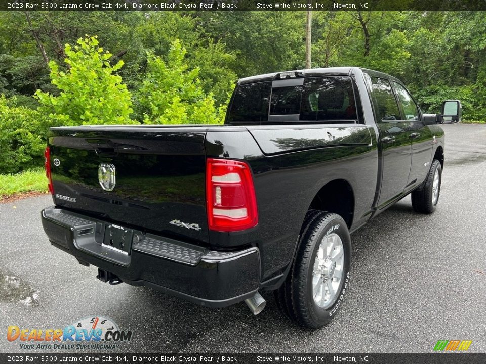 2023 Ram 3500 Laramie Crew Cab 4x4 Diamond Black Crystal Pearl / Black Photo #10