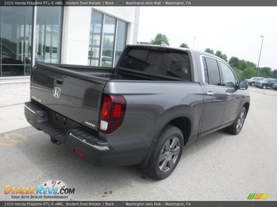 2020 Honda Ridgeline RTL-E AWD Modern Steel Metallic / Black Photo #9