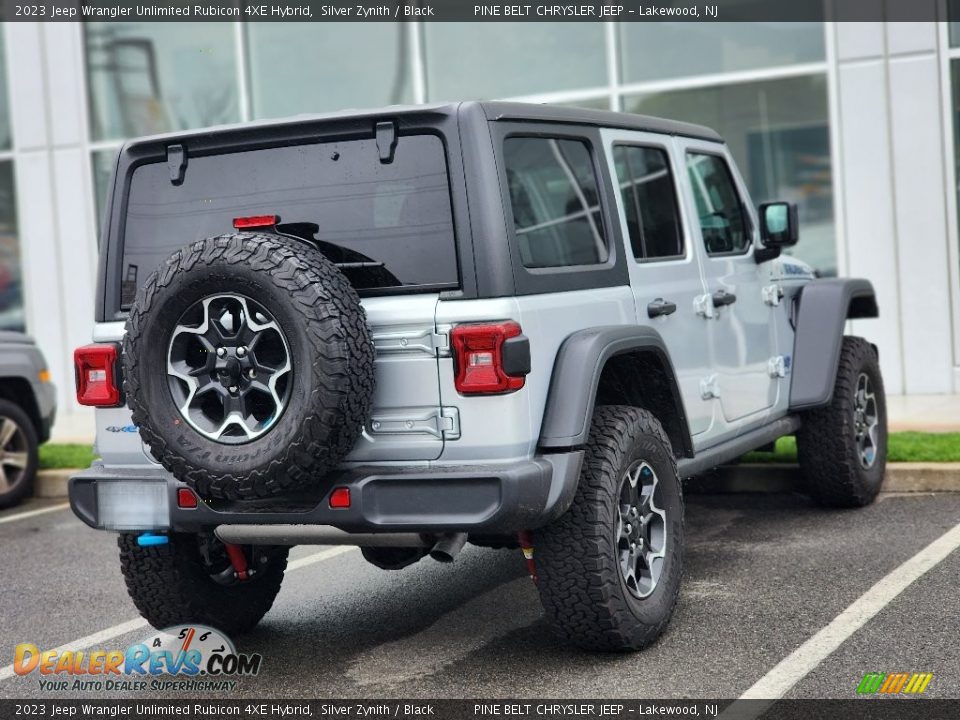 2023 Jeep Wrangler Unlimited Rubicon 4XE Hybrid Silver Zynith / Black Photo #4