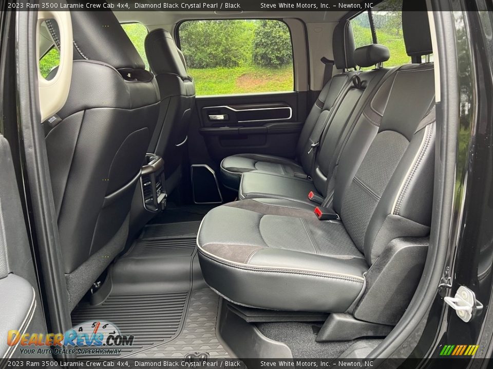 Rear Seat of 2023 Ram 3500 Laramie Crew Cab 4x4 Photo #16