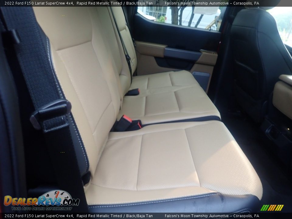 Rear Seat of 2022 Ford F150 Lariat SuperCrew 4x4 Photo #13