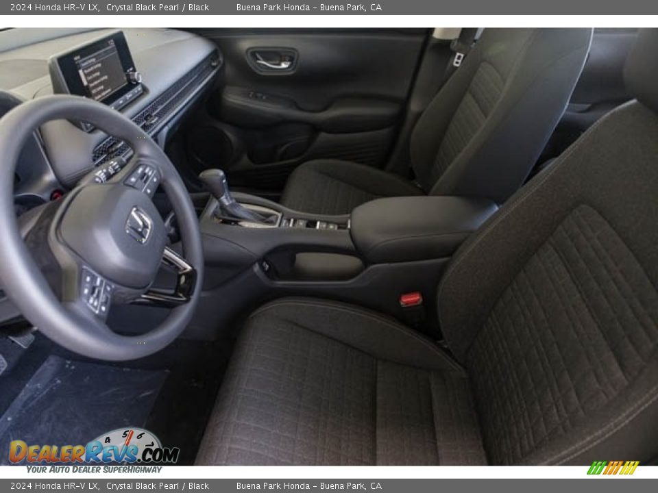Black Interior - 2024 Honda HR-V LX Photo #17