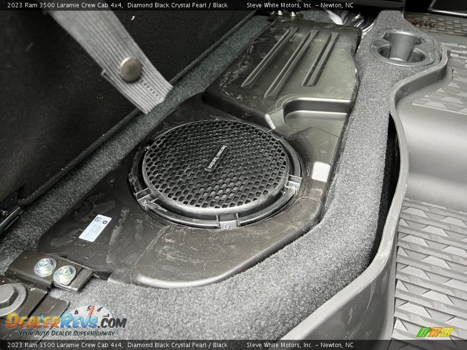 Rear Seat of 2023 Ram 3500 Laramie Crew Cab 4x4 Photo #20