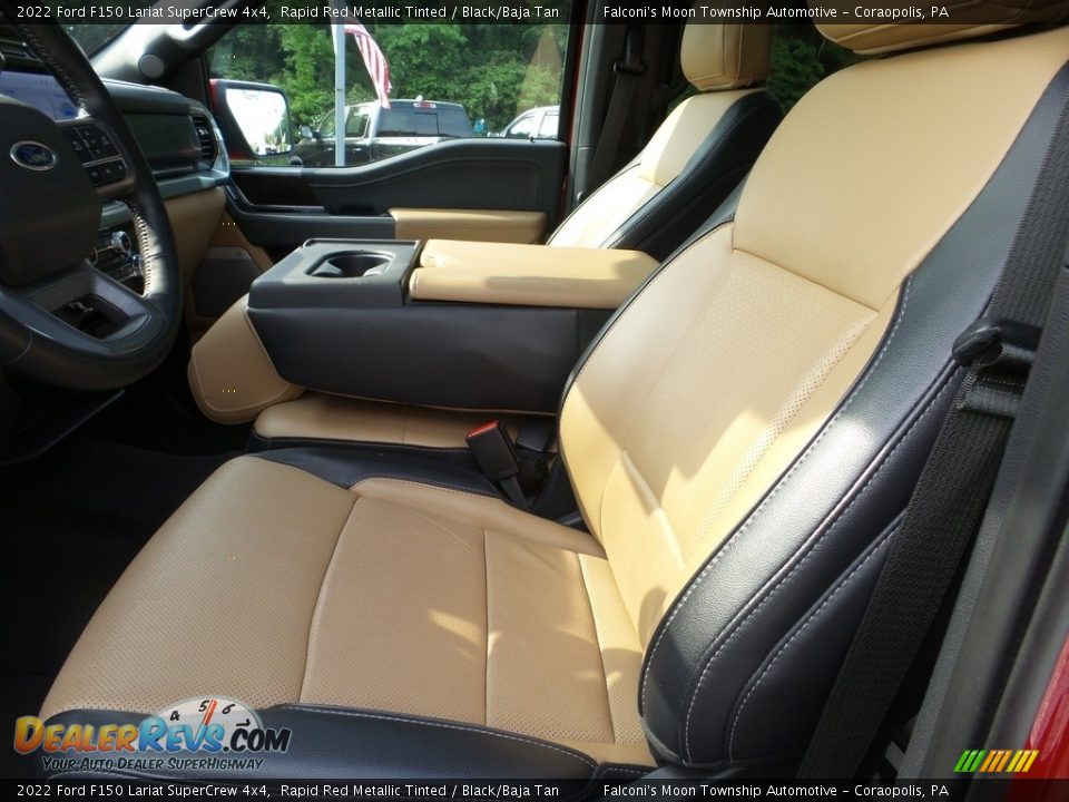 Front Seat of 2022 Ford F150 Lariat SuperCrew 4x4 Photo #17