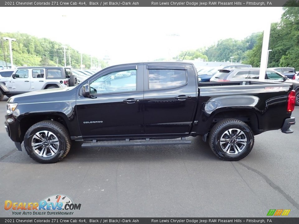 Black 2021 Chevrolet Colorado Z71 Crew Cab 4x4 Photo #2