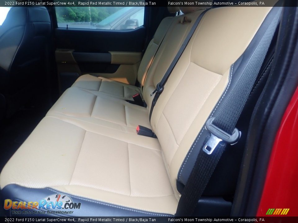 Rear Seat of 2022 Ford F150 Lariat SuperCrew 4x4 Photo #18