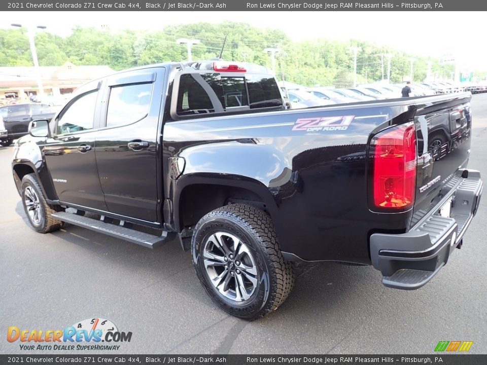 2021 Chevrolet Colorado Z71 Crew Cab 4x4 Black / Jet Black/­Dark Ash Photo #3