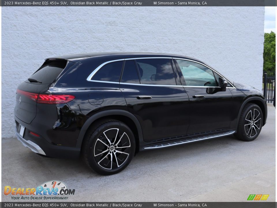 2023 Mercedes-Benz EQS 450+ SUV Obsidian Black Metallic / Black/Space Gray Photo #5