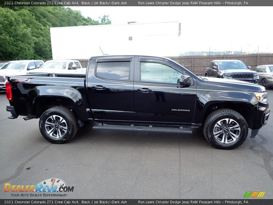 2021 Chevrolet Colorado Z71 Crew Cab 4x4 Black / Jet Black/­Dark Ash Photo #7