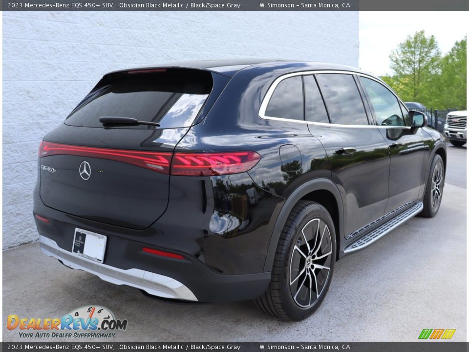 2023 Mercedes-Benz EQS 450+ SUV Obsidian Black Metallic / Black/Space Gray Photo #7