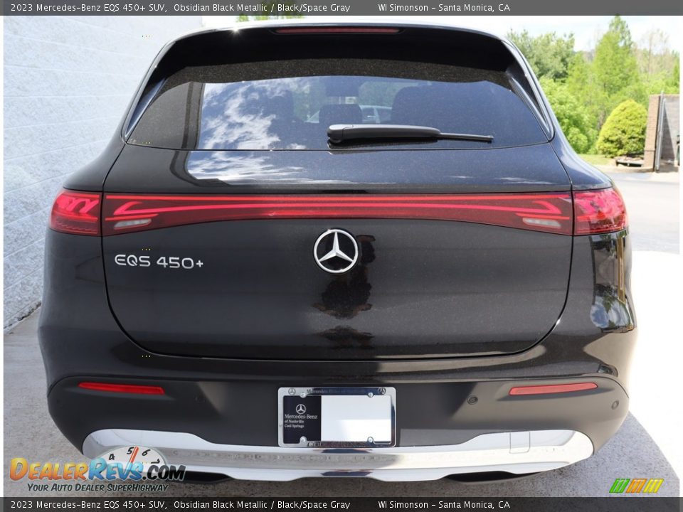2023 Mercedes-Benz EQS 450+ SUV Obsidian Black Metallic / Black/Space Gray Photo #8