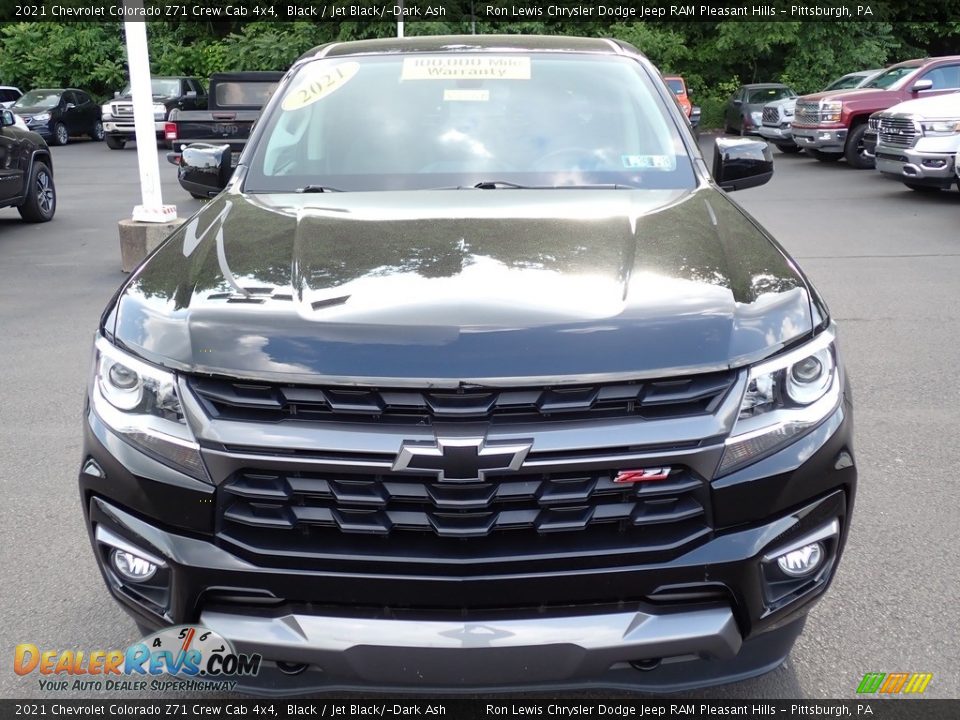 2021 Chevrolet Colorado Z71 Crew Cab 4x4 Black / Jet Black/­Dark Ash Photo #9