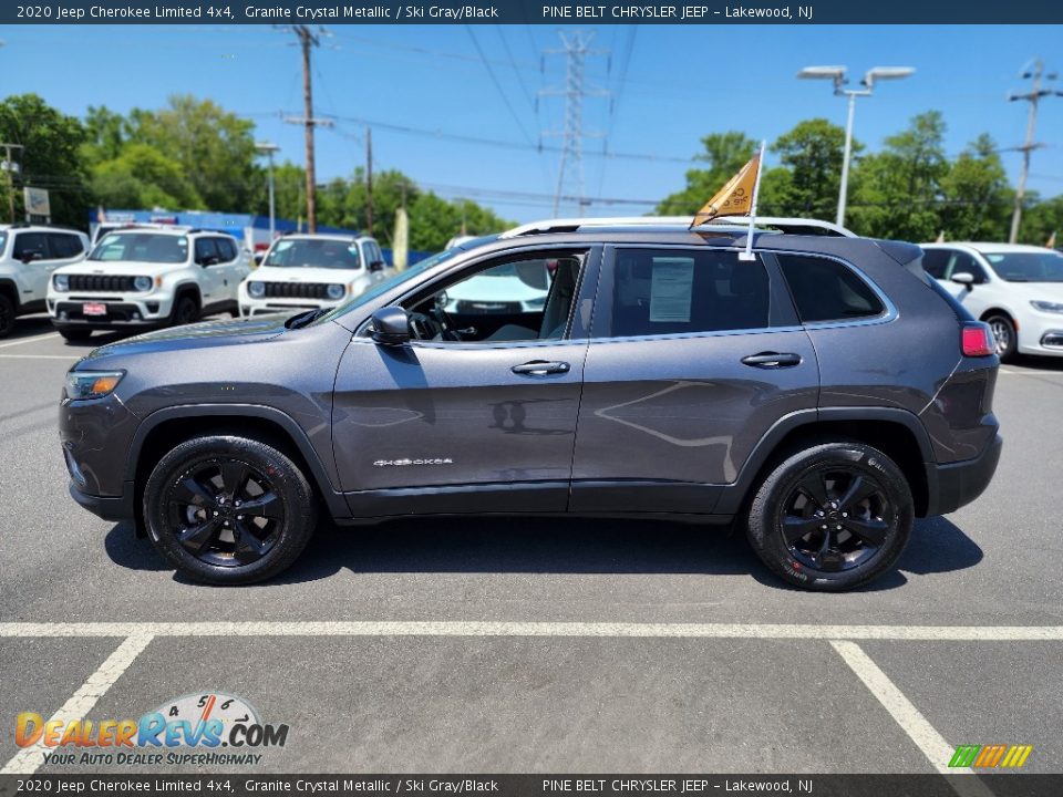 2020 Jeep Cherokee Limited 4x4 Granite Crystal Metallic / Ski Gray/Black Photo #15