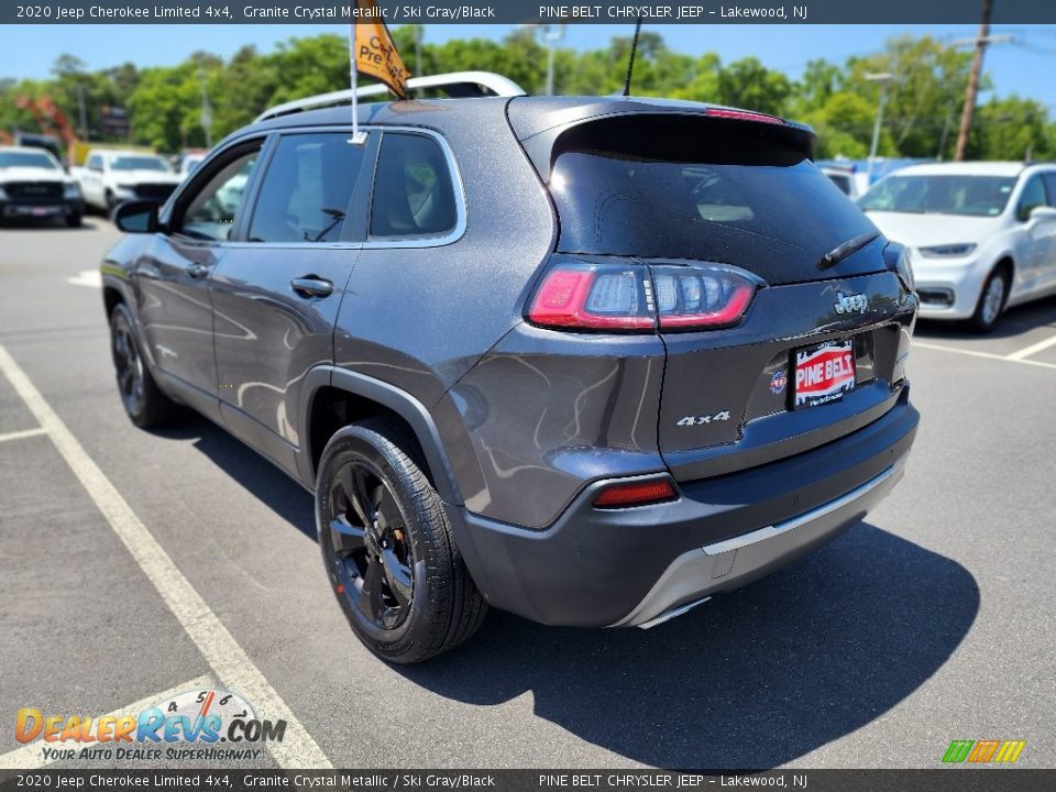 2020 Jeep Cherokee Limited 4x4 Granite Crystal Metallic / Ski Gray/Black Photo #16