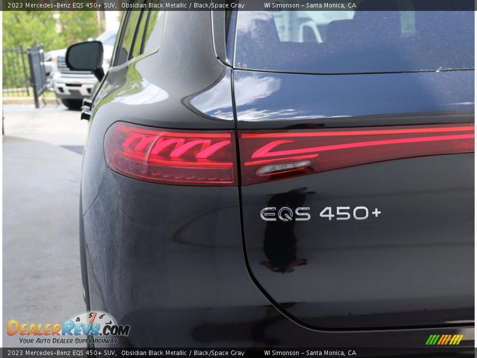 2023 Mercedes-Benz EQS 450+ SUV Obsidian Black Metallic / Black/Space Gray Photo #11