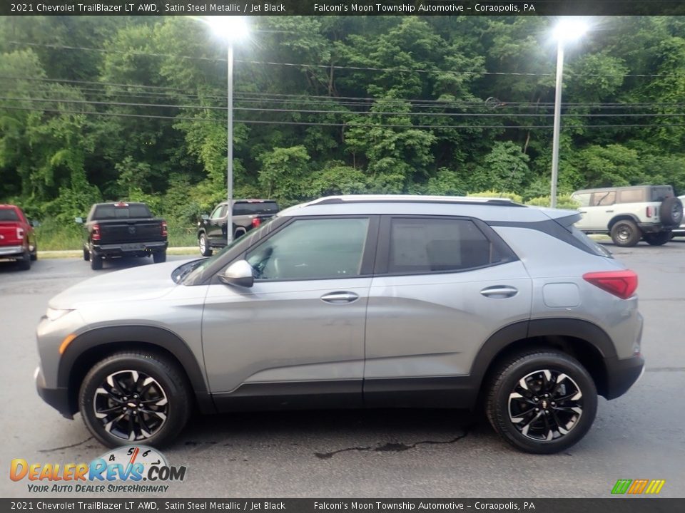 2021 Chevrolet Trailblazer LT AWD Satin Steel Metallic / Jet Black Photo #6