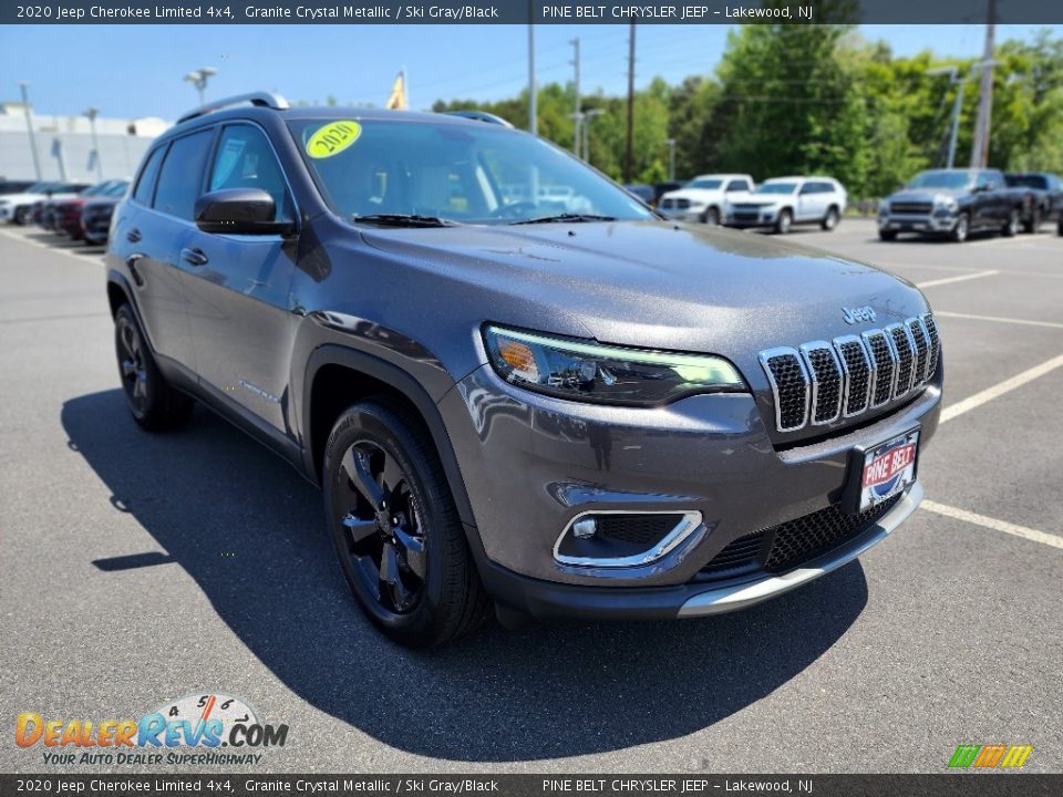 2020 Jeep Cherokee Limited 4x4 Granite Crystal Metallic / Ski Gray/Black Photo #21